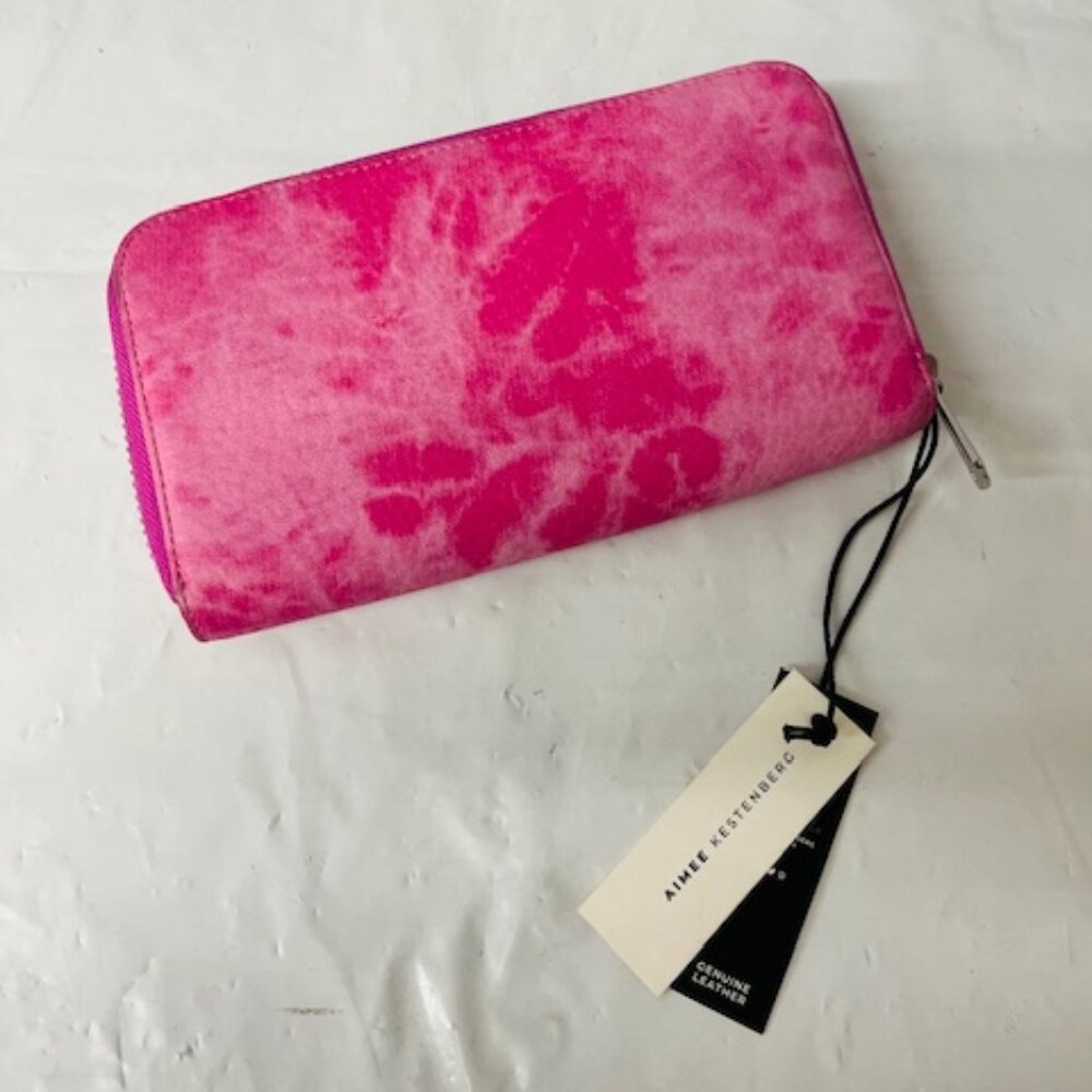 Aimee Kestenberg Pink Tie Dye Wallet- NEW WITH TAGS - Picture 2 of 3